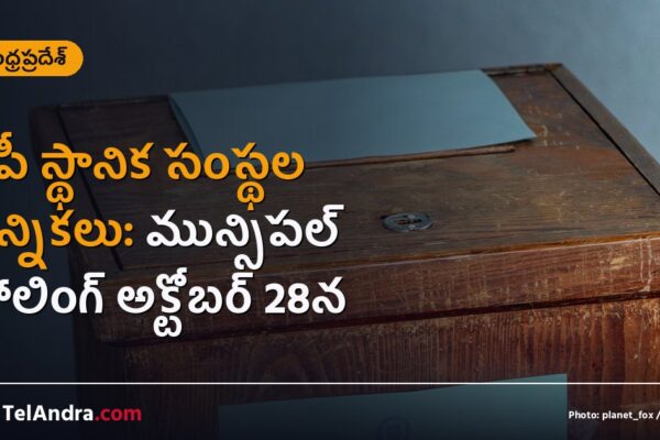 ఏపీ స్థానిక సంస్థల ఎన్నికలు: మున్సిపల్ పోలింగ్ అక్టోబర్ 28న