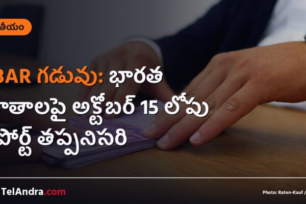 FBAR గడువు: భారత ఖాతాలపై అక్టోబర్ 15 లోపు రిపోర్ట్ తప్పనిసరి