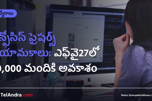 ఇన్ఫోసిస్ ఫ్రెషర్స్ నియామకాలు: ఎఫ్‌వై27లో 20,000 మందికి అవకాశం
