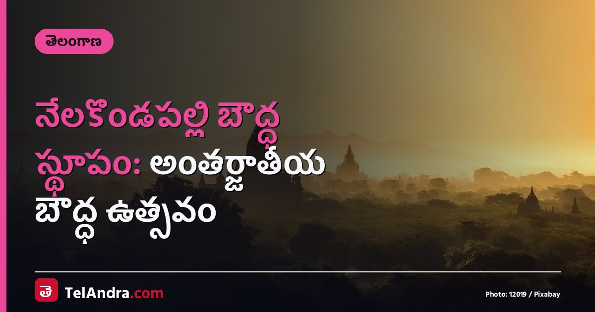 నేలకొండపల్లి బౌద్ధ స్థూపం: అంతర్జాతీయ బౌద్ధ ఉత్సవం