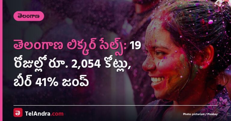 తెలంగాణ లిక్కర్ సేల్స్: 19 రోజుల్లో రూ. 2,054 కోట్లు, బీర్ 41% జంప్