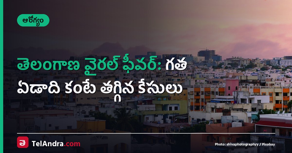 తెలంగాణ వైరల్ ఫీవర్: గత ఏడాది కంటే తగ్గిన కేసులు