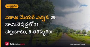 విశాఖ మేయర్ ఎన్నిక: 29 నామినేషన్లలో 21 చెల్లుబాటు, 8 తిరస్కరణ