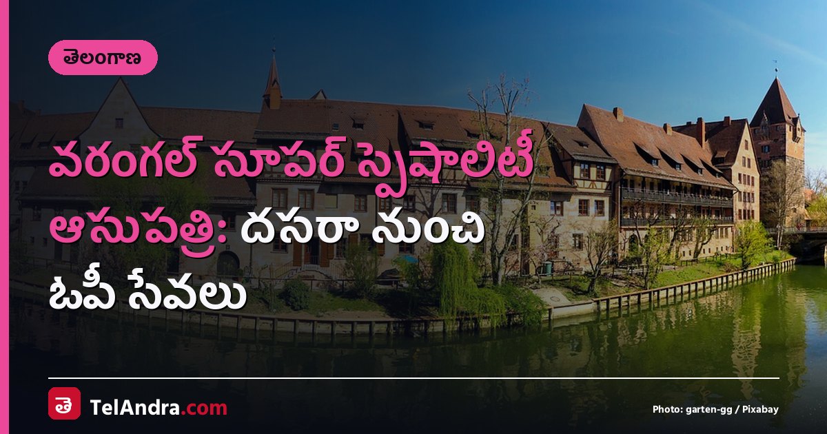 వరంగల్ సూపర్ స్పెషాలిటీ ఆసుపత్రి: దసరా నుంచి ఓపీ సేవలు